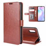 Per Xiaomi Redmi 9A R64 Texture Custodia protettiva a vibrazione orizzontale singola con supporto e slot per schede e portafoglio e cornice per foto, For Xiaomi Redmi 9A