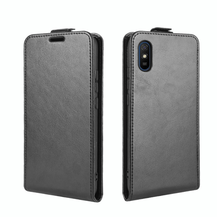Per Xiaomi Redmi 9A R64 Texture Custodia protettiva in pelle a vibrazione verticale singola con slot per schede e cornice per foto, For Redmi 9A