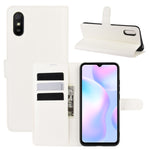 Per Xiaomi Redmi 9A Litchi Texture Custodia protettiva a vibrazione orizzontale con supporto, slot per schede e portafoglio, For Redmi 9A, For Xiaomi Redmi 9A