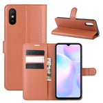 Per Xiaomi Redmi 9A Litchi Texture Custodia protettiva a vibrazione orizzontale con supporto, slot per schede e portafoglio, For Redmi 9A, For Xiaomi Redmi 9A
