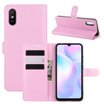 Per Xiaomi Redmi 9A Litchi Texture Custodia protettiva a vibrazione orizzontale con supporto, slot per schede e portafoglio, For Redmi 9A, For Xiaomi Redmi 9A