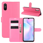 Per Xiaomi Redmi 9A Litchi Texture Custodia protettiva a vibrazione orizzontale con supporto, slot per schede e portafoglio, For Redmi 9A, For Xiaomi Redmi 9A
