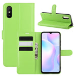 Per Xiaomi Redmi 9A Litchi Texture Custodia protettiva a vibrazione orizzontale con supporto, slot per schede e portafoglio, For Redmi 9A, For Xiaomi Redmi 9A