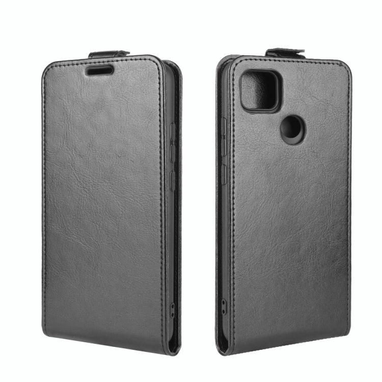Per Xiaomi Redmi 9C R64 Texture Custodia protettiva in pelle a vibrazione verticale singola con slot per schede e cornice per foto, For Redmi 9C