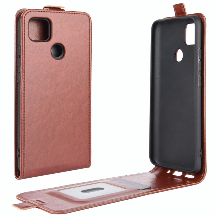 Per Xiaomi Redmi 9C R64 Texture Custodia protettiva in pelle a vibrazione verticale singola con slot per schede e cornice per foto, For Redmi 9C