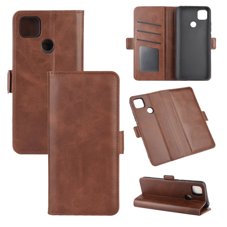Per Xiaomi Redmi 9C Custodia in pelle a vibrazione orizzontale con fibbia magnetica a doppio lato con supporto e slot per schede e portafoglio, For Redmi 9C, For Xiaomi Redmi 9C