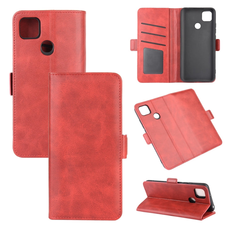 Per Xiaomi Redmi 9C Custodia in pelle a vibrazione orizzontale con fibbia magnetica a doppio lato con supporto e slot per schede e portafoglio, For Redmi 9C, For Xiaomi Redmi 9C