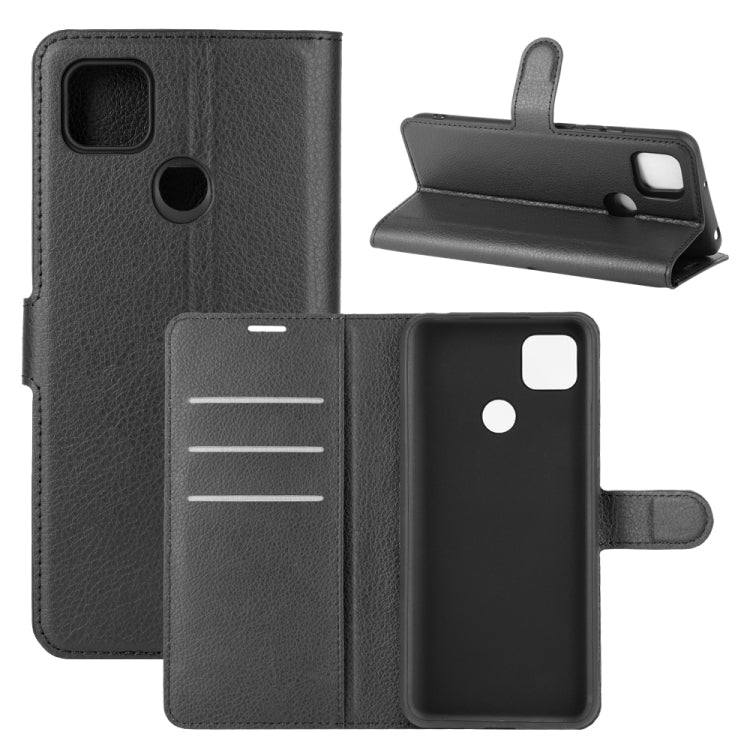 Per Xiaomi Redmi 9C Litchi Texture Custodia protettiva a vibrazione orizzontale con supporto, slot per schede e portafoglio, For Redmi 9C, For Xiaomi Redmi 9C