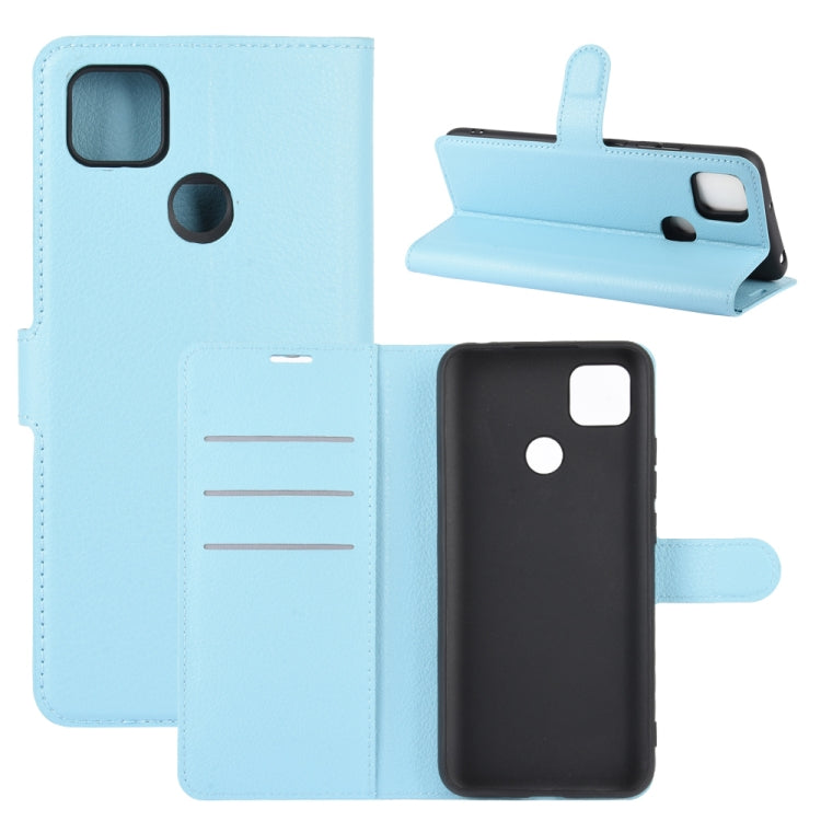 Per Xiaomi Redmi 9C Litchi Texture Custodia protettiva a vibrazione orizzontale con supporto, slot per schede e portafoglio, For Redmi 9C, For Xiaomi Redmi 9C