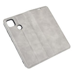 Per Xiaomi Redmi 9C Custodia in pelle con ventosa magnetica per affari retro-pelle con supporto, slot per schede e portafoglio, For Redmi 9C