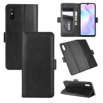 Per Xiaomi Redmi 9A Custodia in pelle a vibrazione orizzontale con fibbia magnetica a doppio lato con supporto e slot per schede e portafoglio, For Redmi 9A, For Xiaomi Redmi 9A