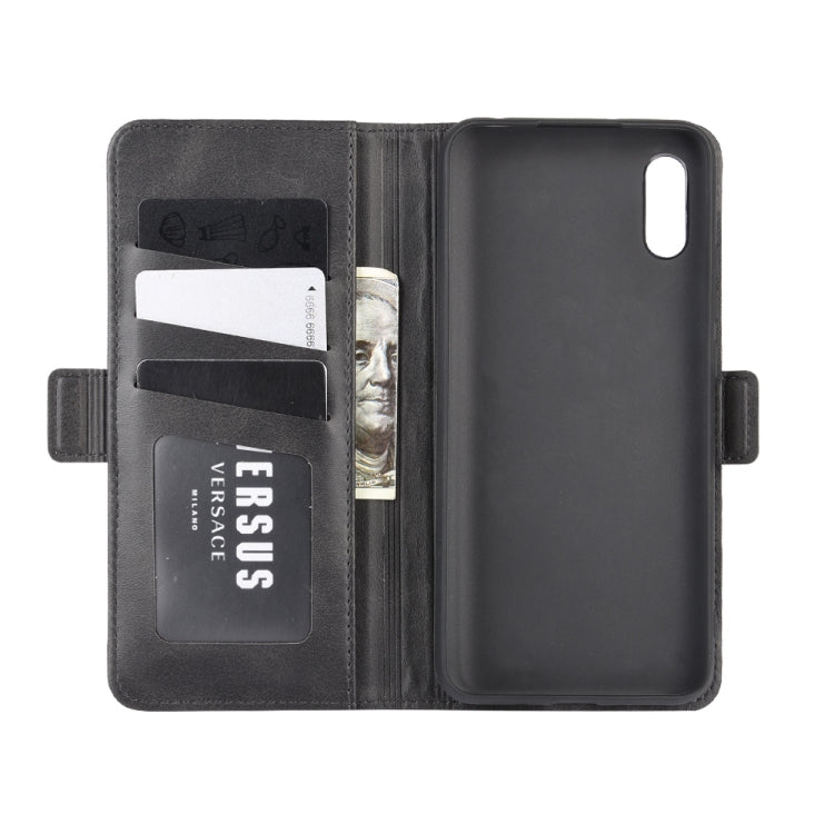 Per Xiaomi Redmi 9A Custodia in pelle a vibrazione orizzontale con fibbia magnetica a doppio lato con supporto e slot per schede e portafoglio, For Redmi 9A, For Xiaomi Redmi 9A
