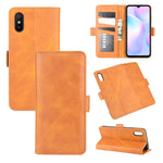 Per Xiaomi Redmi 9A Custodia in pelle a vibrazione orizzontale con fibbia magnetica a doppio lato con supporto e slot per schede e portafoglio, For Redmi 9A, For Xiaomi Redmi 9A