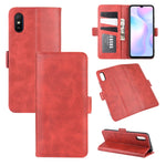 Per Xiaomi Redmi 9A Custodia in pelle a vibrazione orizzontale con fibbia magnetica a doppio lato con supporto e slot per schede e portafoglio, For Redmi 9A, For Xiaomi Redmi 9A