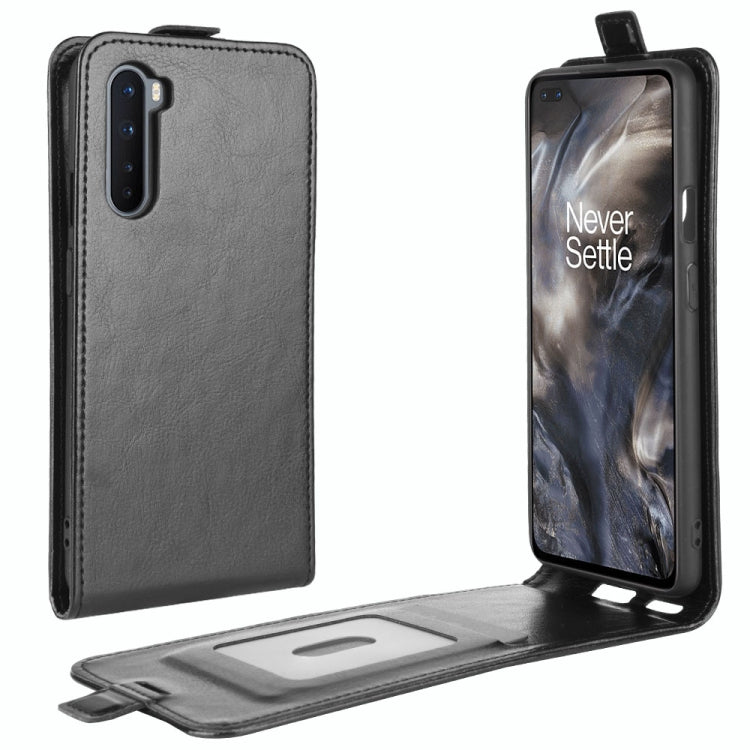 Per OnePlus Nord R64 Texture Custodia protettiva in pelle a vibrazione verticale singola con slot per schede e cornice per foto, For OnePlus Nord