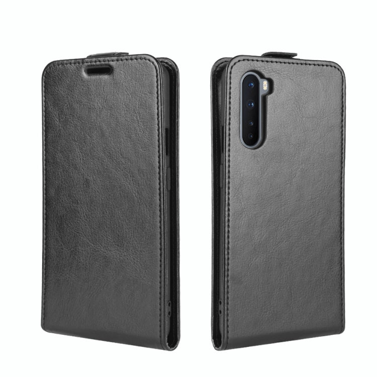 Per OnePlus Nord R64 Texture Custodia protettiva in pelle a vibrazione verticale singola con slot per schede e cornice per foto, For OnePlus Nord