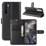 Per OnePlus Nord Litchi Texture Custodia protettiva a vibrazione orizzontale con supporto, slot per schede e portafoglio, For OnePlus Nord