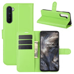 Per OnePlus Nord Litchi Texture Custodia protettiva a vibrazione orizzontale con supporto, slot per schede e portafoglio, For OnePlus Nord