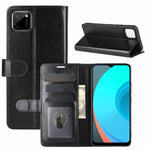 Per OPPO Realme C11 R64 Texture Custodia protettiva a vibrazione orizzontale singola con supporto e slot per schede e portafogli e cornice per foto, For OPPO Realme C11