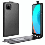 Per Realme C11 R64 Texture Custodia protettiva in pelle a vibrazione verticale singola con slot per schede e cornice per foto, For OPPO Realme C11