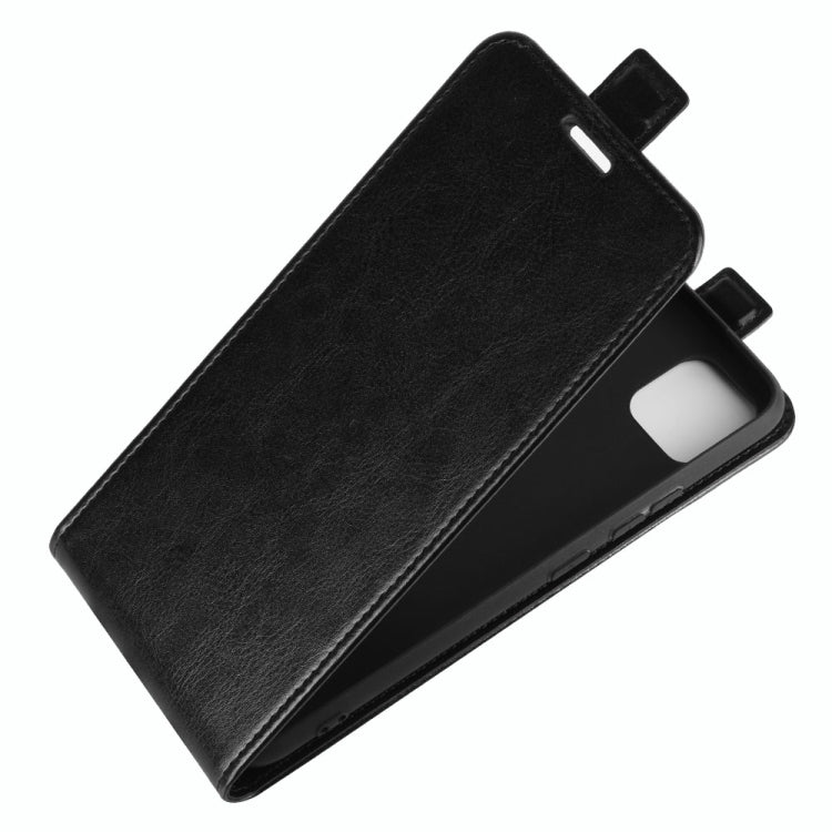 Per Realme C11 R64 Texture Custodia protettiva in pelle a vibrazione verticale singola con slot per schede e cornice per foto, For OPPO Realme C11