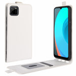 Per Realme C11 R64 Texture Custodia protettiva in pelle a vibrazione verticale singola con slot per schede e cornice per foto, For OPPO Realme C11