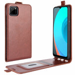 Per Realme C11 R64 Texture Custodia protettiva in pelle a vibrazione verticale singola con slot per schede e cornice per foto, For OPPO Realme C11