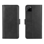 Per OPPO Realme C11 Custodia in pelle a vibrazione orizzontale con fibbia magnetica a doppio lato con supporto e slot per schede e portafoglio, For OPPO Realme C11
