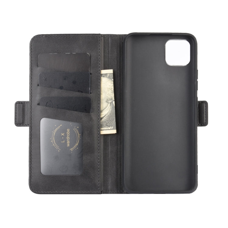 Per OPPO Realme C11 Custodia in pelle a vibrazione orizzontale con fibbia magnetica a doppio lato con supporto e slot per schede e portafoglio, For OPPO Realme C11