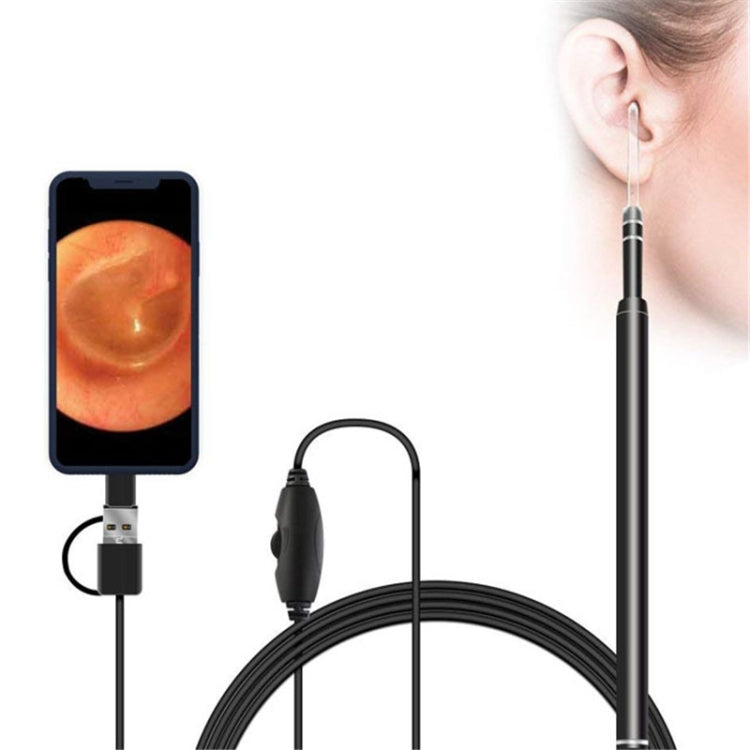 Otoscopio digitale USB HD 3 in 1 con cavo 2 metri