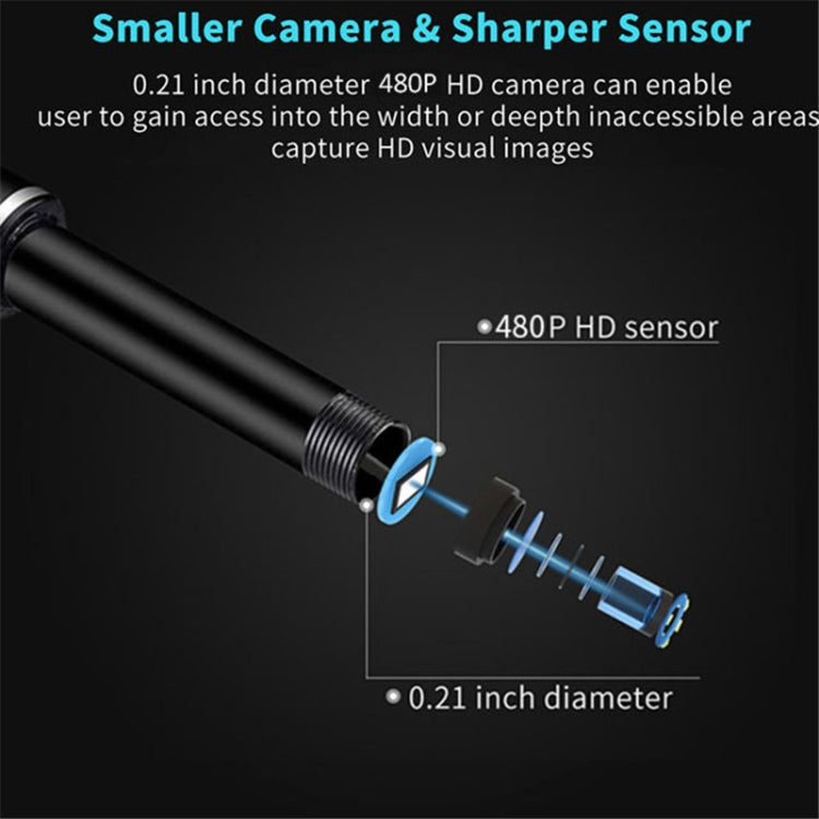 Otoscopio digitale USB HD 3 in 1 con cavo 2 metri