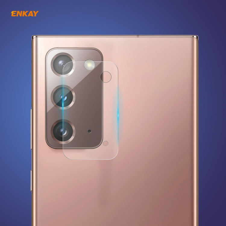 Hat-Prince ENKAY 0.2mm 9H 2.15D Proteggi pellicola in vetro temperato per fotocamera posteriore con bordo arrotondato, For Samsung Galaxy Note20, For Samsung Galaxy Note20 Ultra, For OnePlus Nord