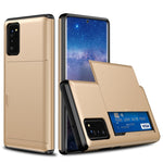 Custodia protettiva per Samsung Note20 con slot carte