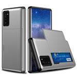 Custodia protettiva per Samsung Note20 con slot carte
