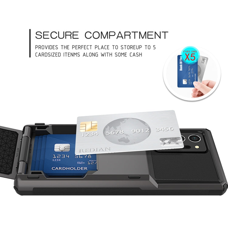 Custodia protettiva Samsung Galaxy Note20 con slot carte