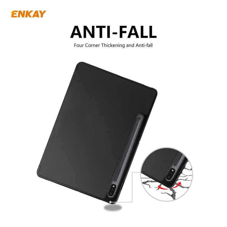 Custodia in pelle PU con slot penna per Samsung Galaxy Tab S7 S8