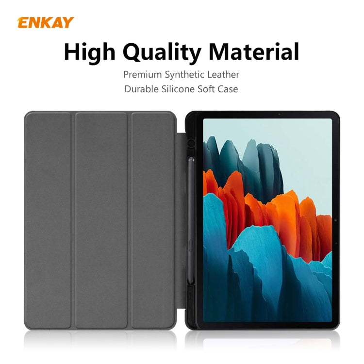 Custodia in pelle PU con slot penna per Samsung Galaxy Tab S7 S8