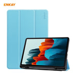 Custodia in pelle PU con slot penna per Samsung Galaxy Tab S7 S8