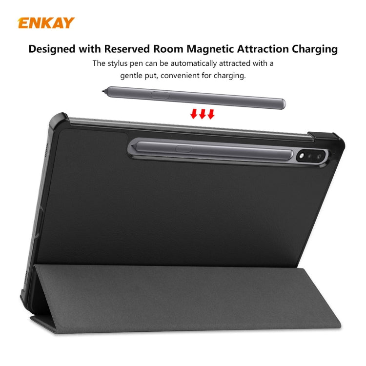 Custodia in pelle PU con supporto per Samsung Galaxy Tab S7 S8