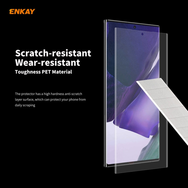 Per Samsung Galaxy Note 20 Ultra ENKAY Hat-Prince 3D Full Screen PET curvo piegatura a caldo HD Screen Protector Soft Film, For Samsung Galaxy Note 20 Ultra, For Samsung Galaxy Note 20 Ultra 5G