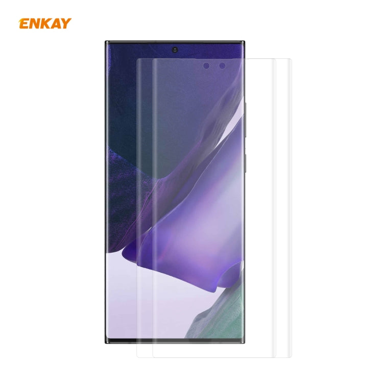 Per Samsung Galaxy Note 20 Ultra 2 PCS ENKAY Hat-Prince 3D Full Screen PET Curvo Piegatura a caldo Pellicola salvaschermo HD Pellicola morbida, For Samsung Galaxy Note 20 Ultra