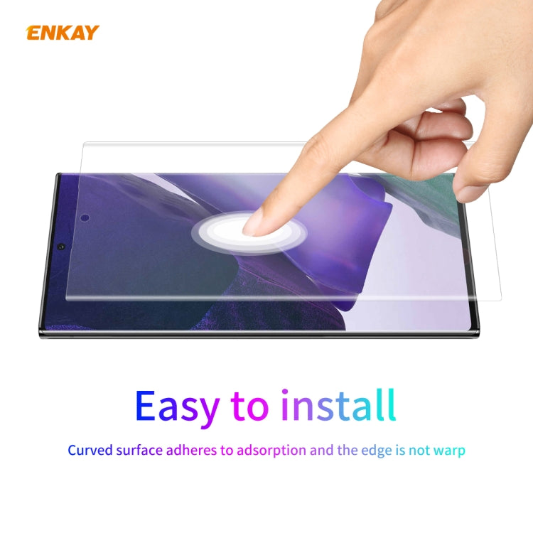 Per Samsung Galaxy Note 20 Ultra 2 PCS ENKAY Hat-Prince 3D Full Screen PET Curvo Piegatura a caldo Pellicola salvaschermo HD Pellicola morbida, For Samsung Galaxy Note 20 Ultra