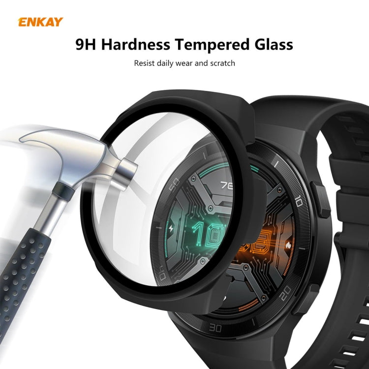 Custodia PC e pellicola vetro temperato per Huawei Watch GT 2e 46