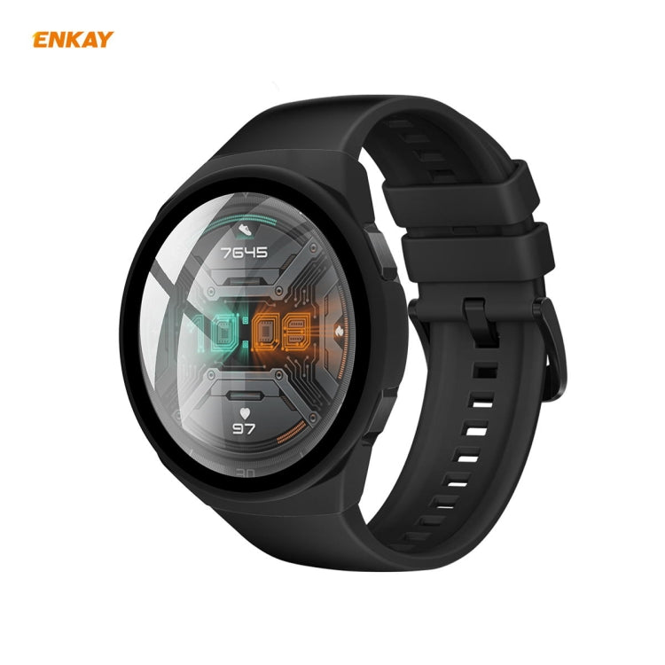Custodia PC e pellicola vetro temperato per Huawei Watch GT 2e 46