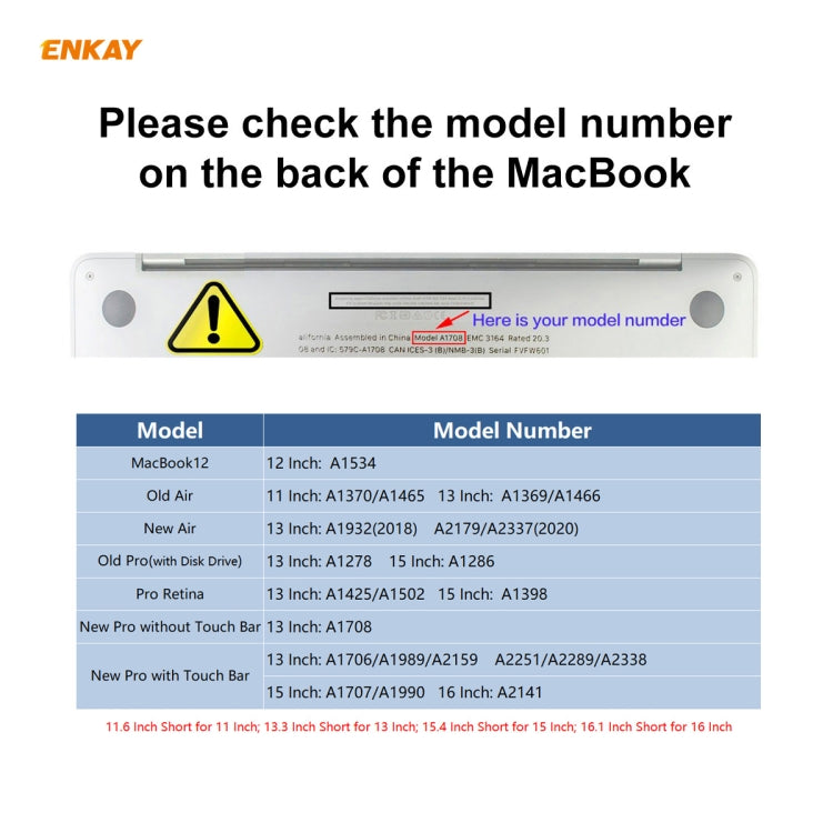 Pellicola protettiva HD per MacBook Pro 16" A2141 2019