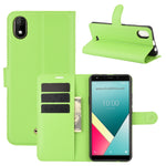 Per WIKO Y61 Litchi Texture Custodia protettiva a vibrazione orizzontale con supporto, slot per schede e portafoglio, For WIKO Y61