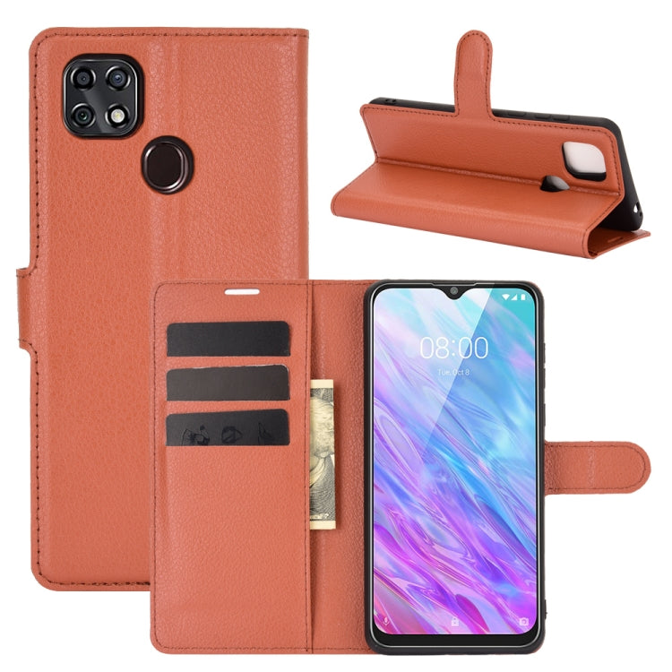 Per ZTE Blade 10 Smart/Blade 20 Litchi Texture Custodia protettiva a vibrazione orizzontale con supporto e slot per schede e portafoglio, For ZTE Blade 10 Smart/Blade 20