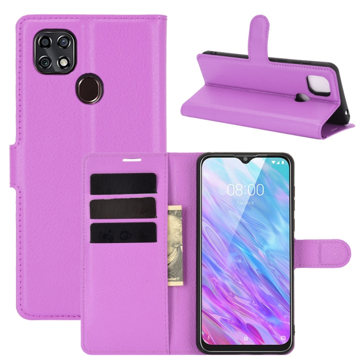 Per ZTE Blade 10 Smart/Blade 20 Litchi Texture Custodia protettiva a vibrazione orizzontale con supporto e slot per schede e portafoglio, For ZTE Blade 10 Smart/Blade 20
