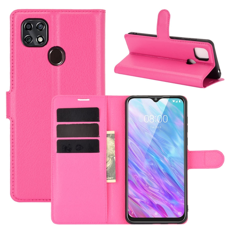 Per ZTE Blade 10 Smart/Blade 20 Litchi Texture Custodia protettiva a vibrazione orizzontale con supporto e slot per schede e portafoglio, For ZTE Blade 10 Smart/Blade 20