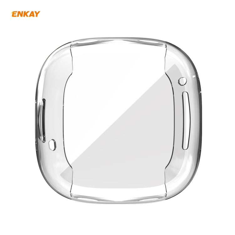 Custodia TPU trasparente per Fitbit Versa 3 e Fitbit Sense